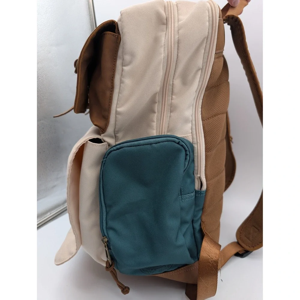 Lord of the Rings Boxlunch Backpack Leaf of Lorien Fellowship Canvas Brown READ!